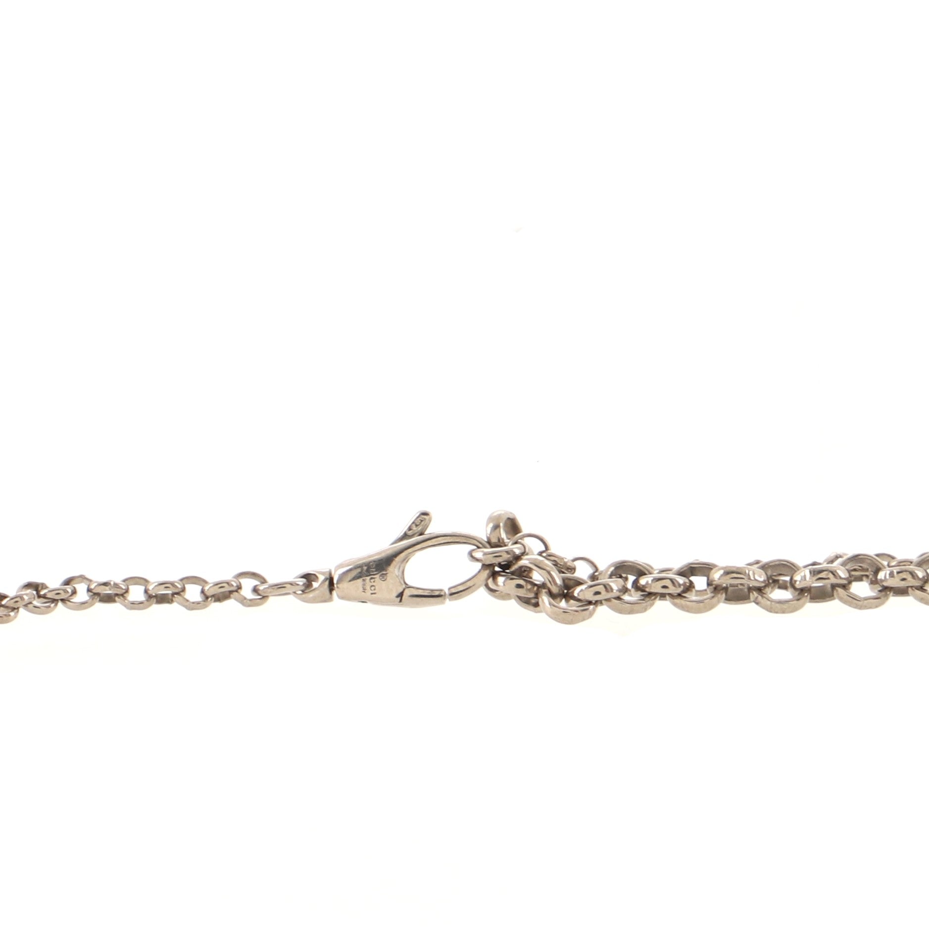 Bosco & Orso Pendant Necklace Sterling Silver and Enamel
