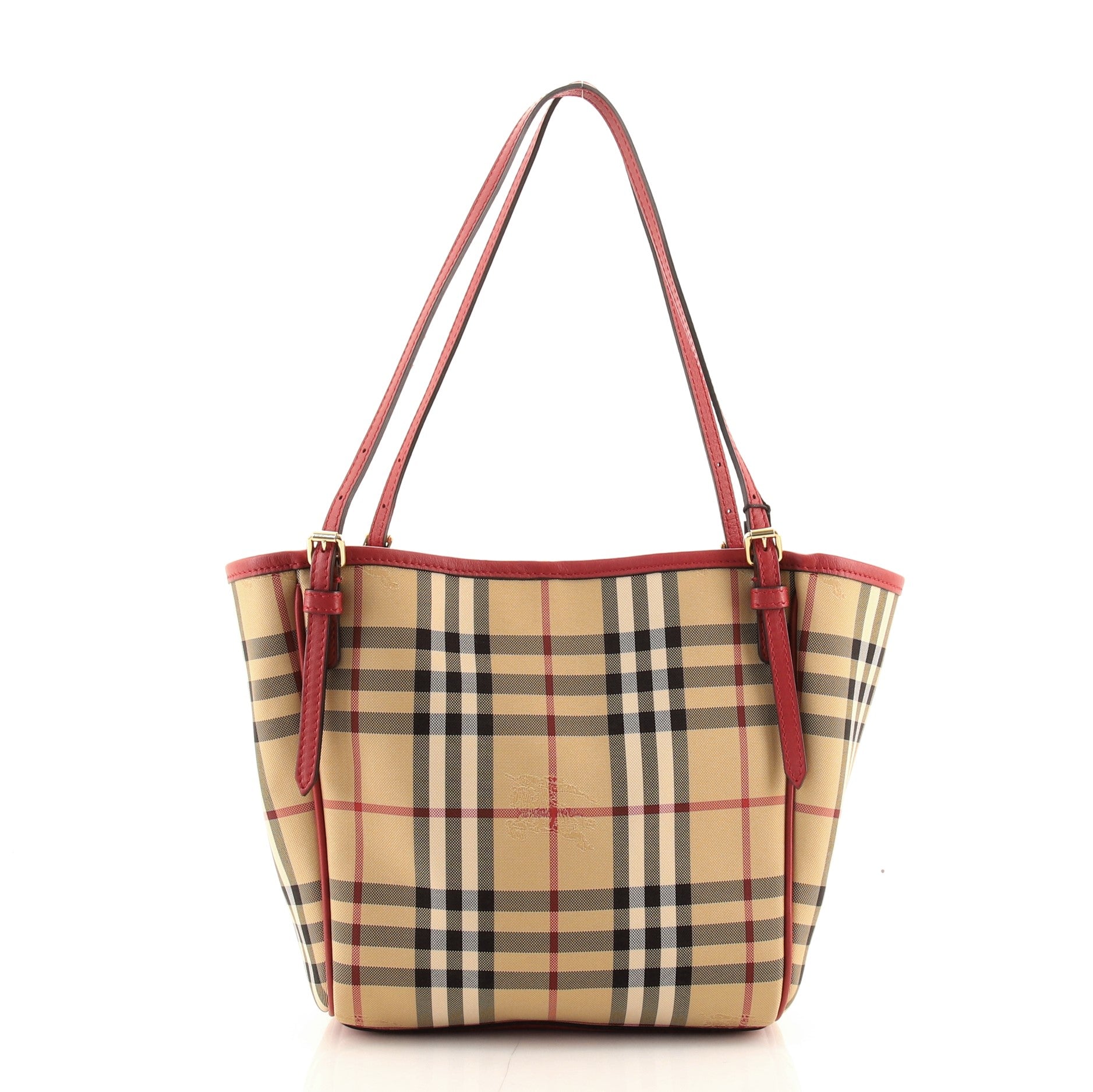 Canterbury Tote Horseferry Check Canvas Mini
