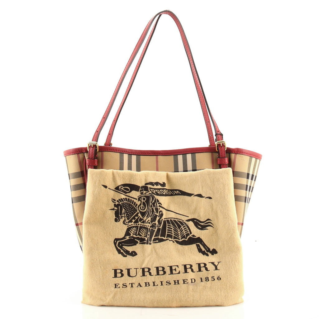 Canterbury Tote Horseferry Check Canvas Mini