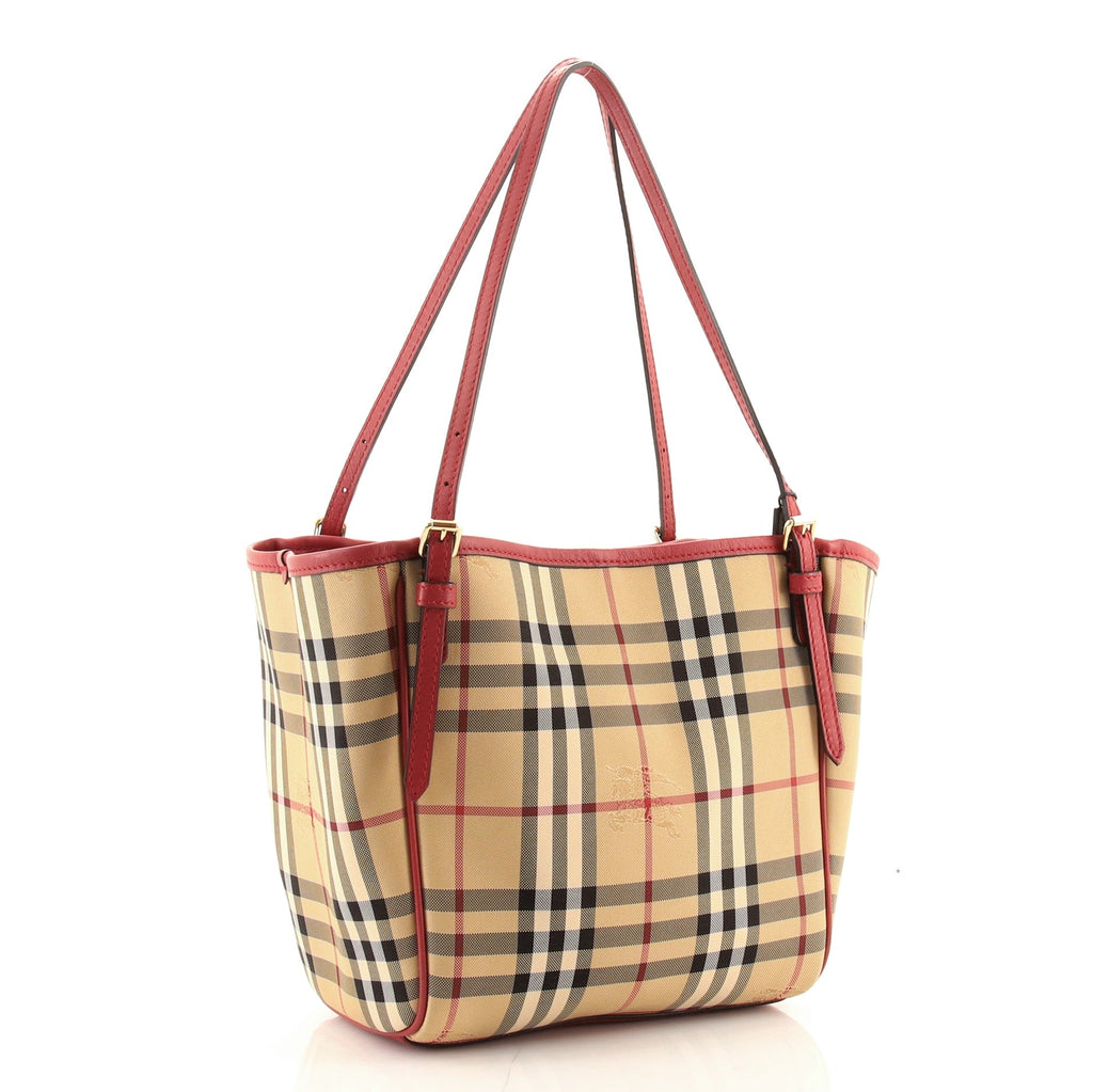 Canterbury Tote Horseferry Check Canvas Mini