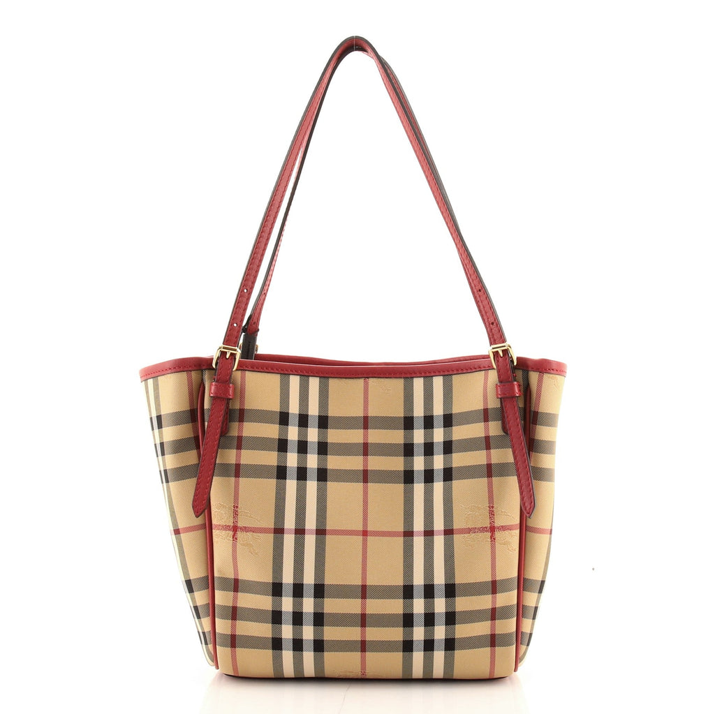 Canterbury Tote Horseferry Check Canvas Mini