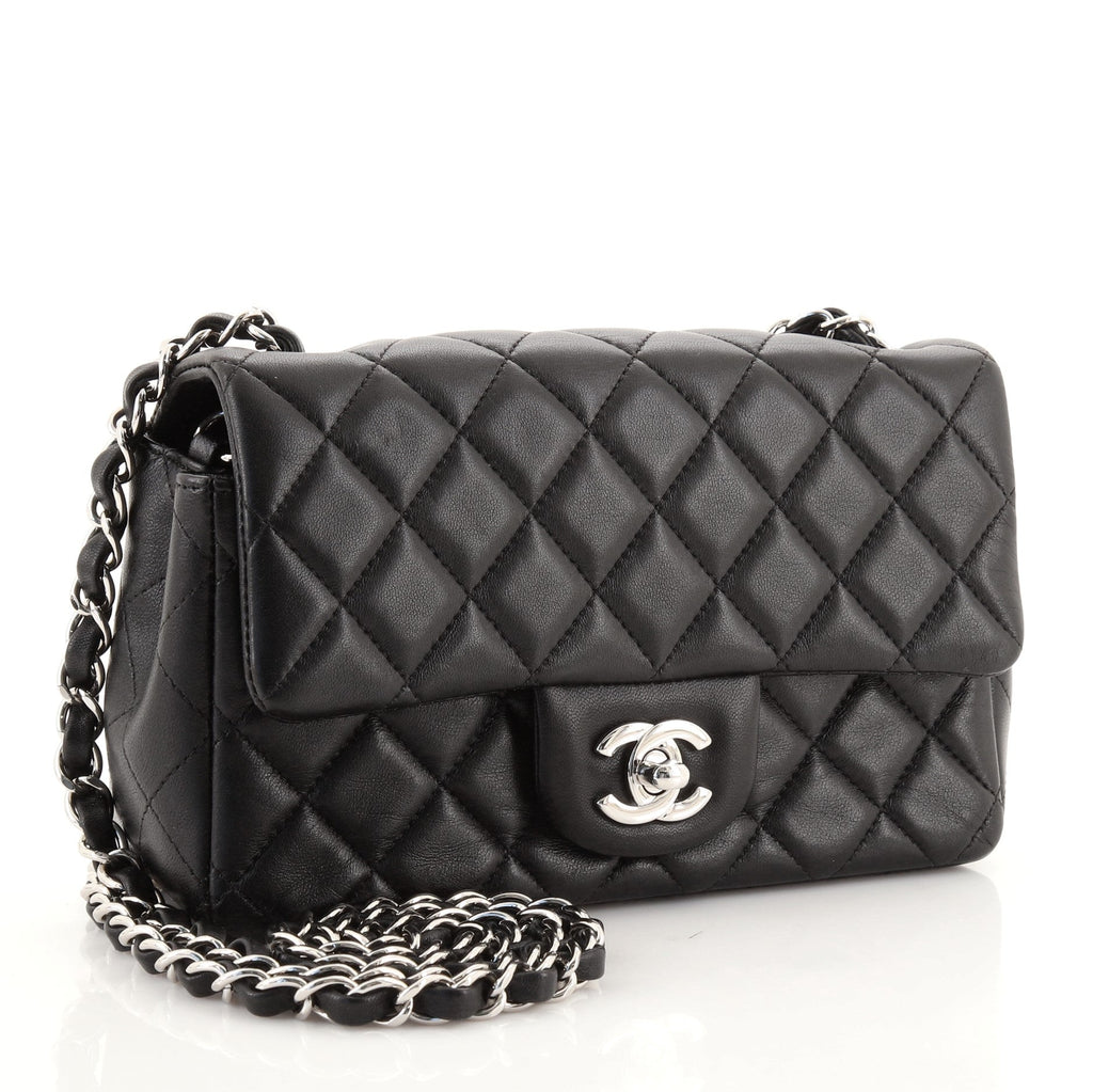 Classic Single Flap Bag Quilted Lambskin Mini