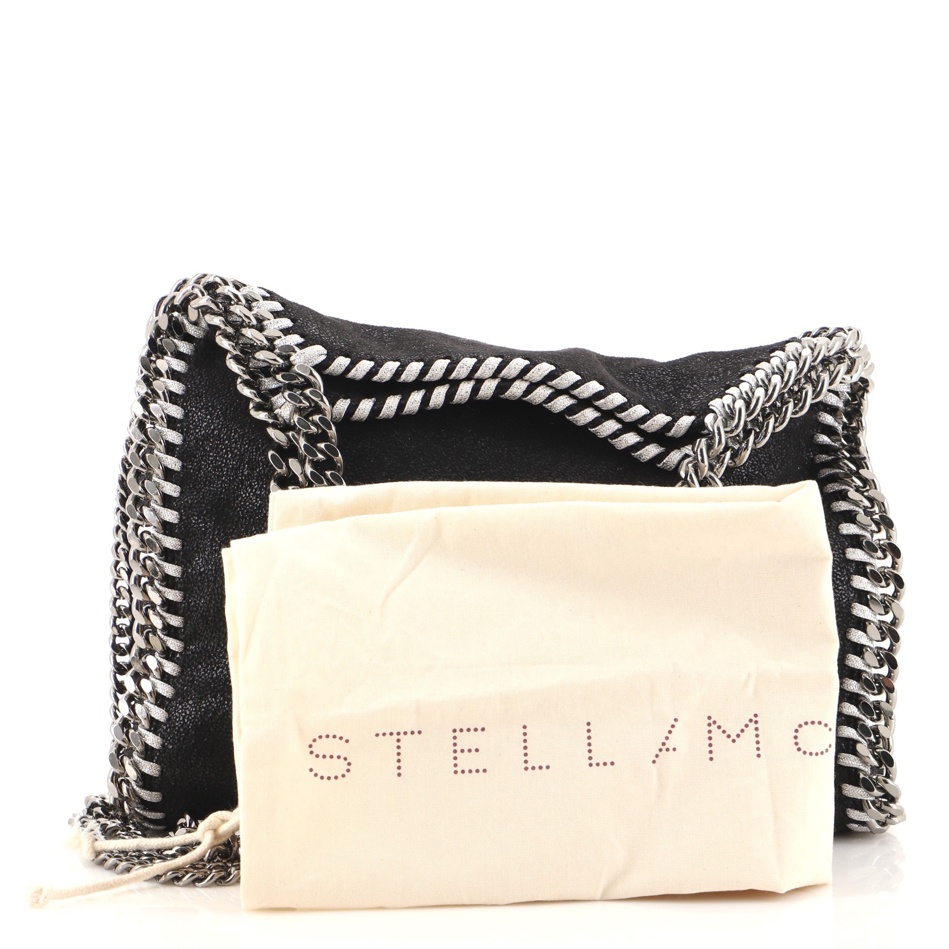 Falabella Fold Over Crossbody Bag Shaggy Deer Mini