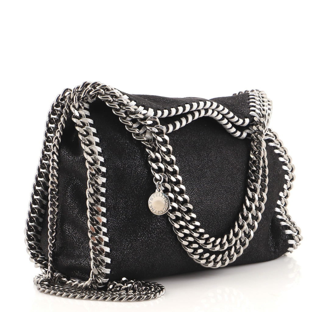 Falabella Fold Over Crossbody Bag Shaggy Deer Mini