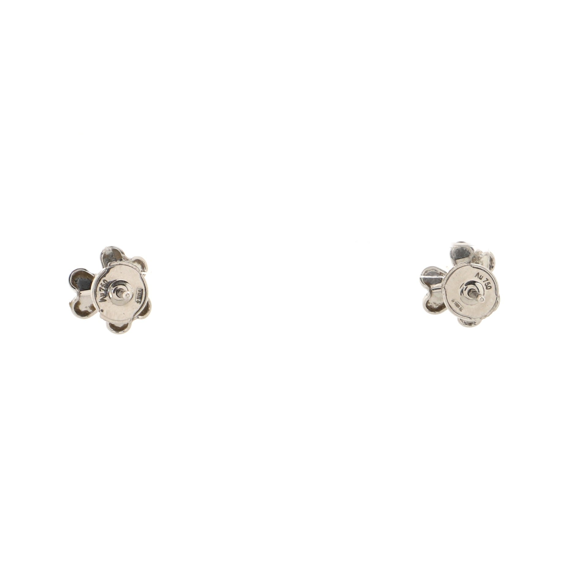 Frivole Stud Earrings 18K White Gold with Diamond Mini