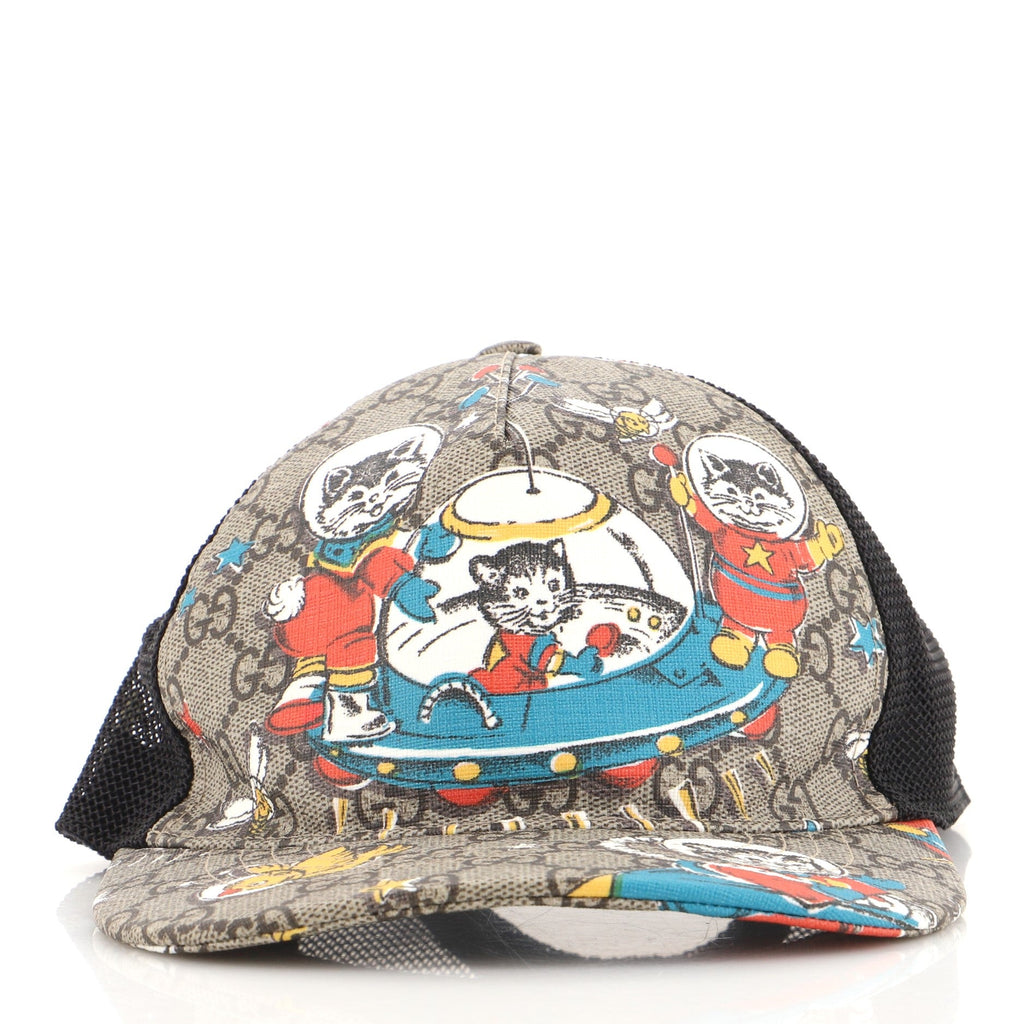 Baseball Cap Printed GG Coated Canvas XS