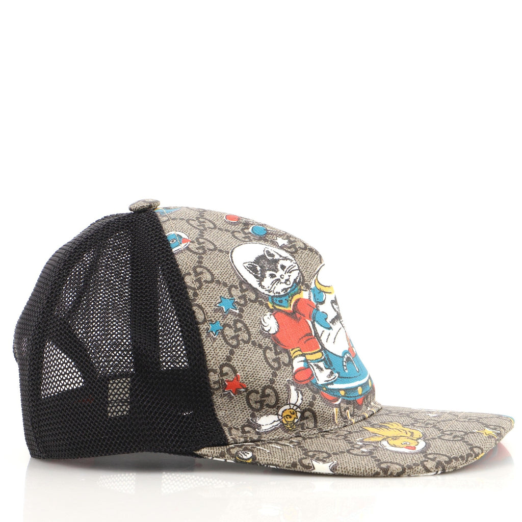 Baseball Cap Printed GG Coated Canvas XS