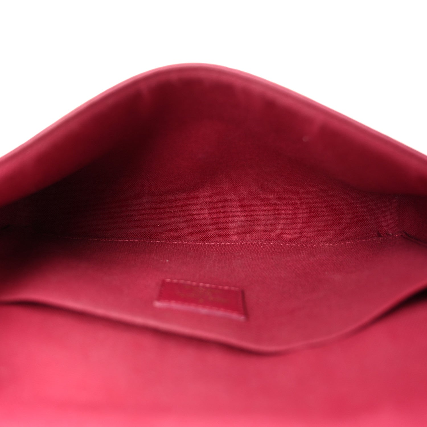 Monogram Pochette Felicie Chain Wallet Fuchsia