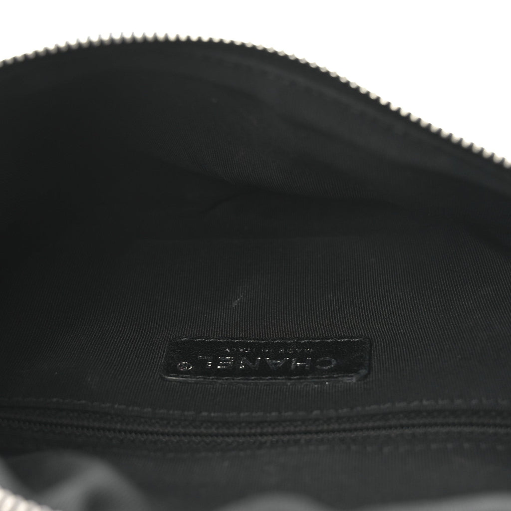 Calfskin Chain 20s Signe Waist Bag Black