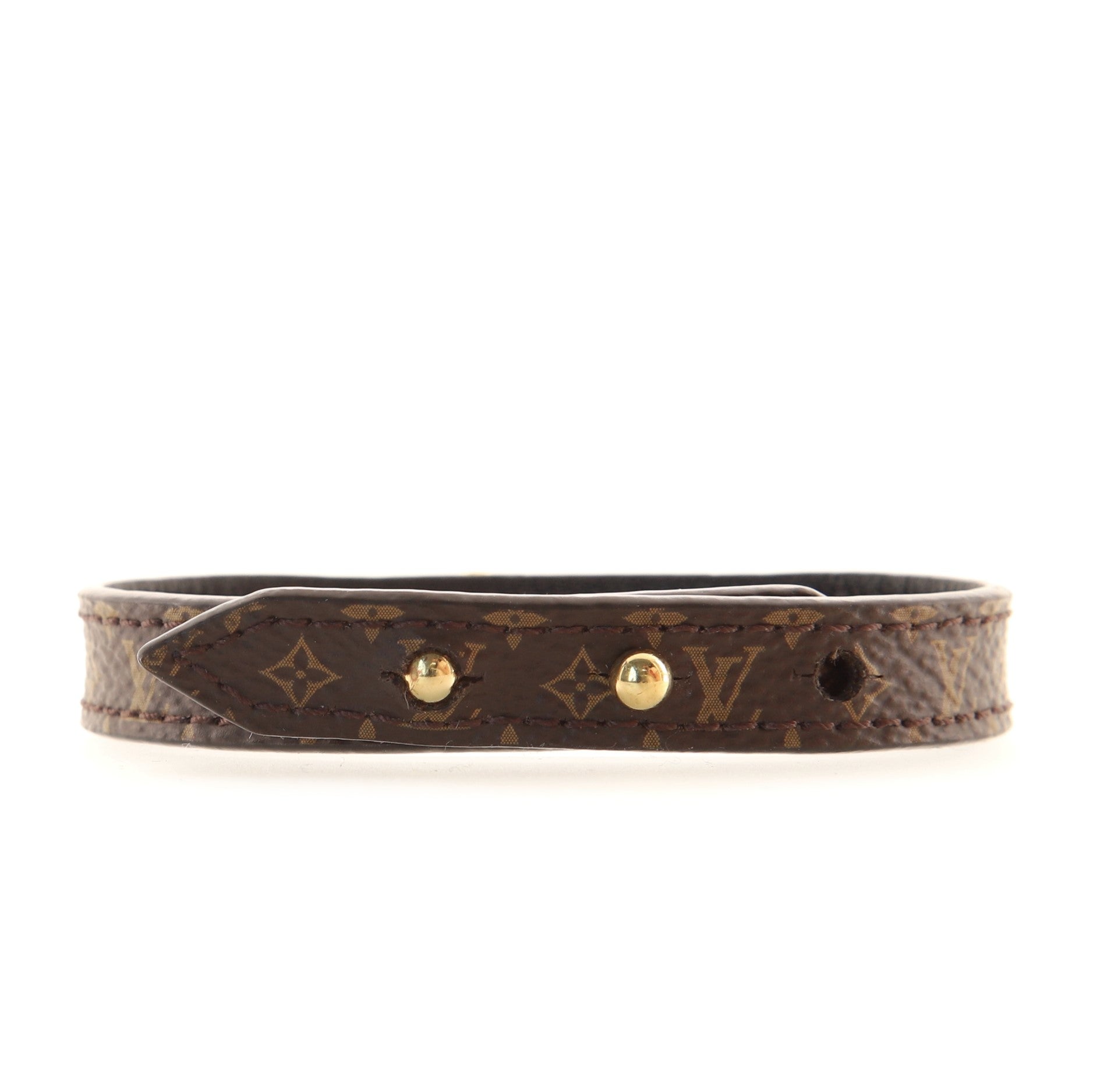 Twist The Chain Bracelet Monogram Canvas with Metal