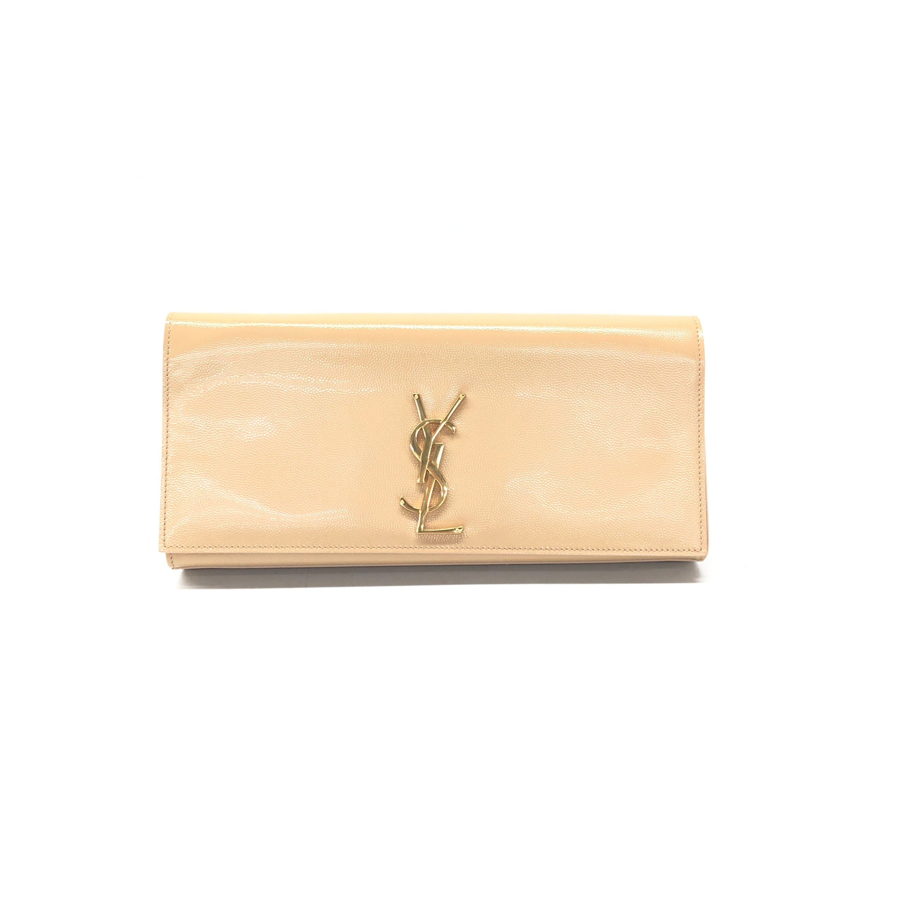 Saint Laurent Patent Leather Clutch