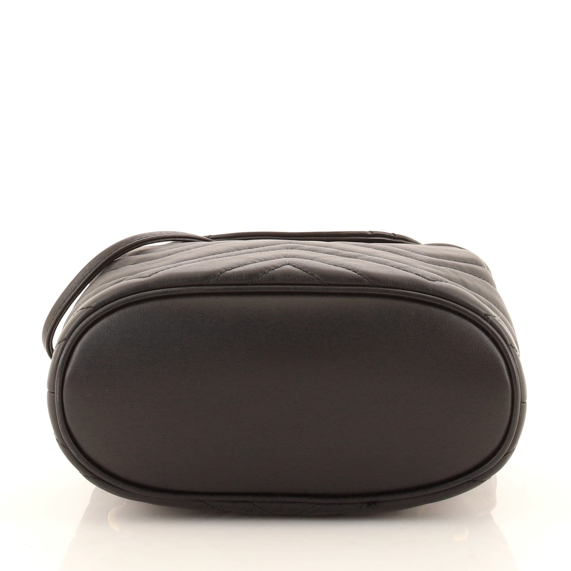 GG Marmont Drawstring Backpack Matelasse Leather Mini