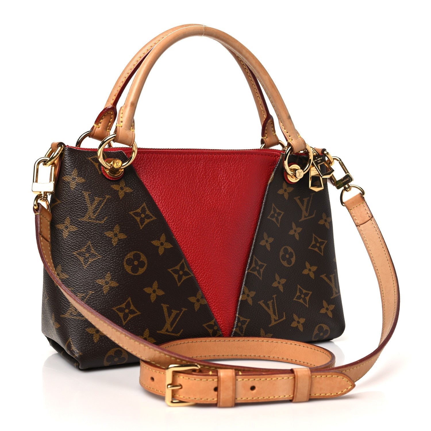 Monogram V Tote BB Cherry
