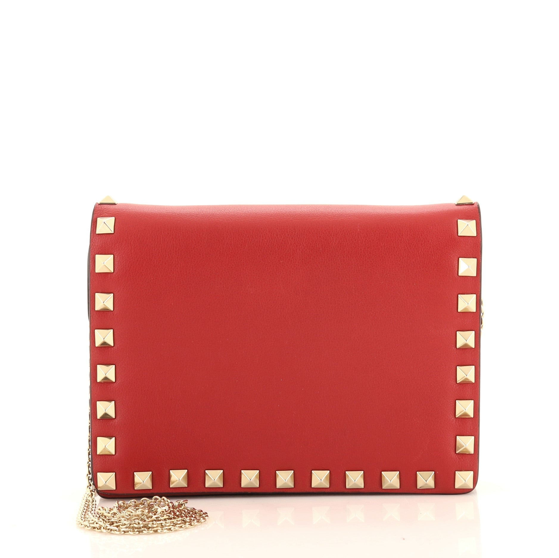 Rockstud Pouch Crossbody Bag Leather Mini