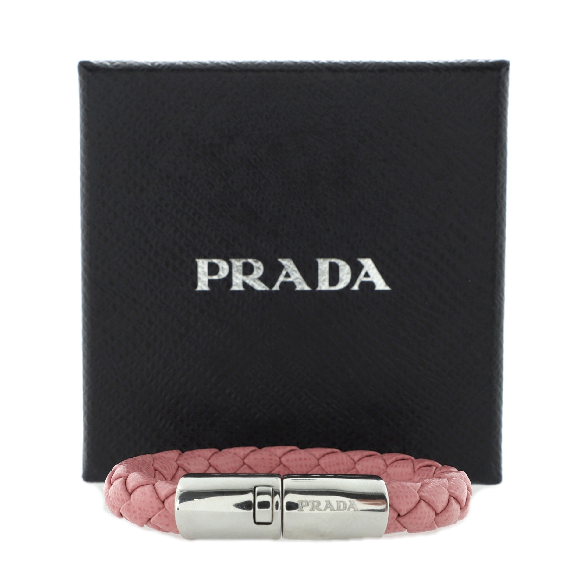 Braided Leather Bracelet Saffiano Leather