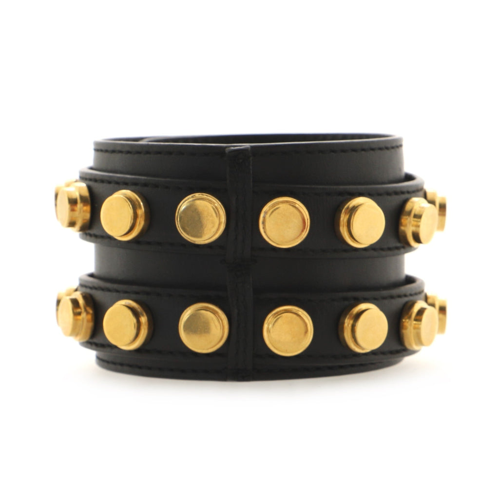 Wrap Bracelet Studded Leather