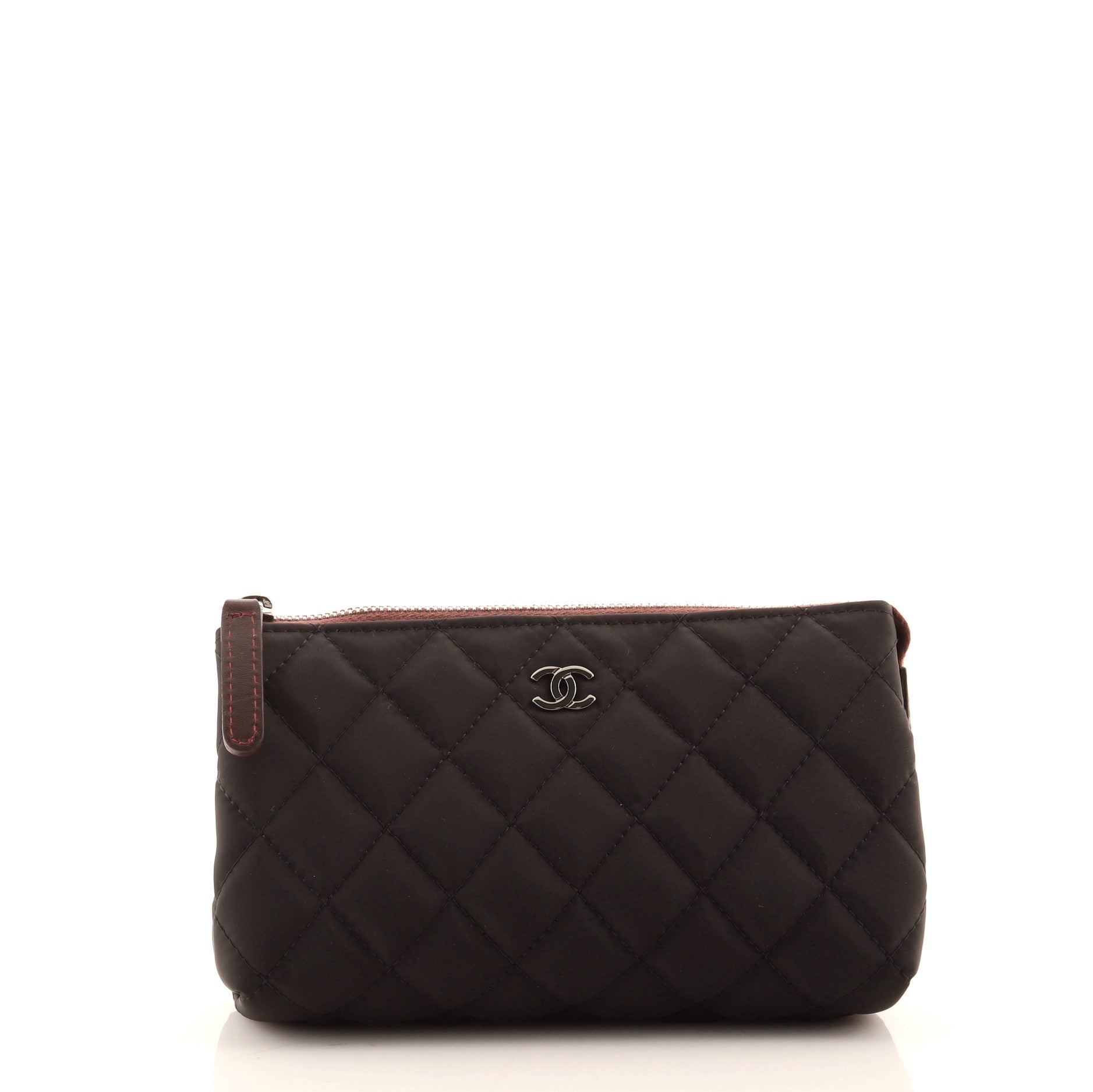 Classic O Case Pouch Quilted Nylon Mini