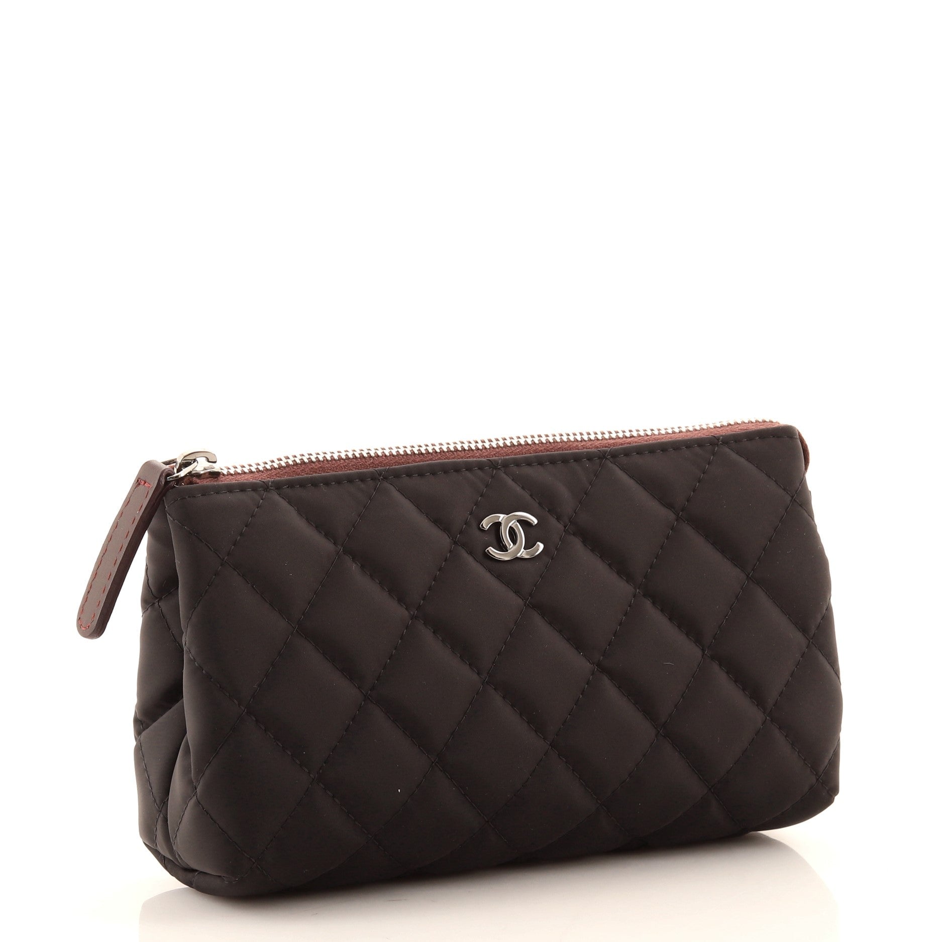 Classic O Case Pouch Quilted Nylon Mini