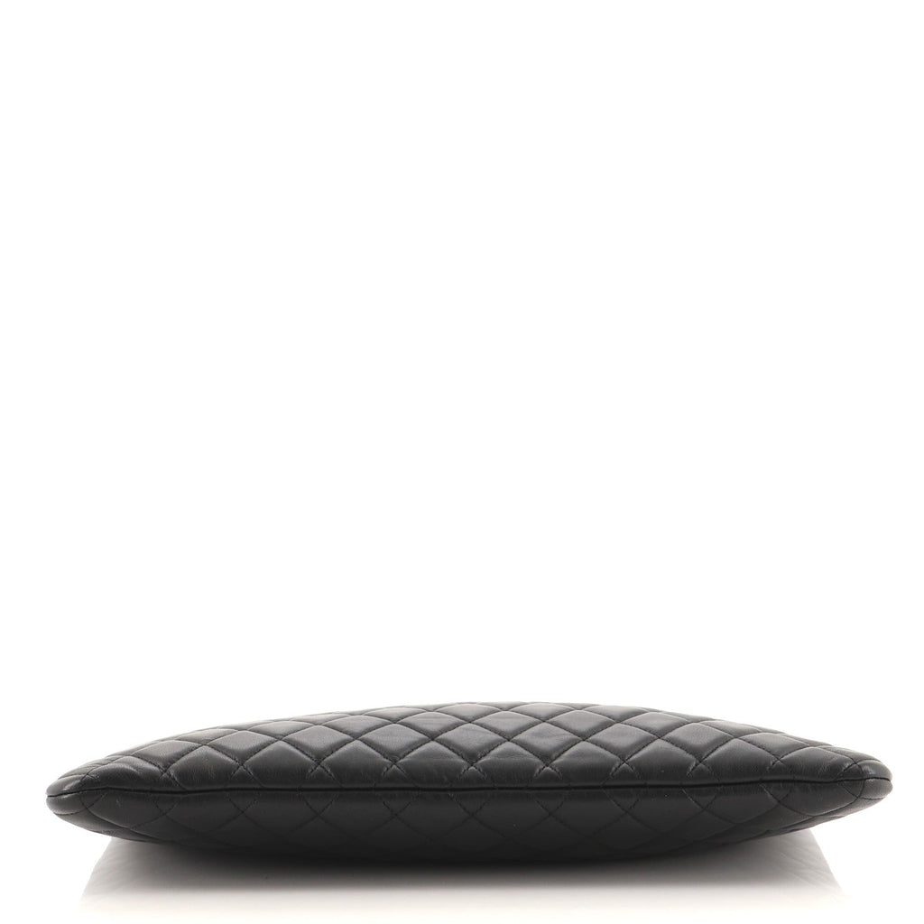 Boy O Case Clutch Quilted Lambskin Large