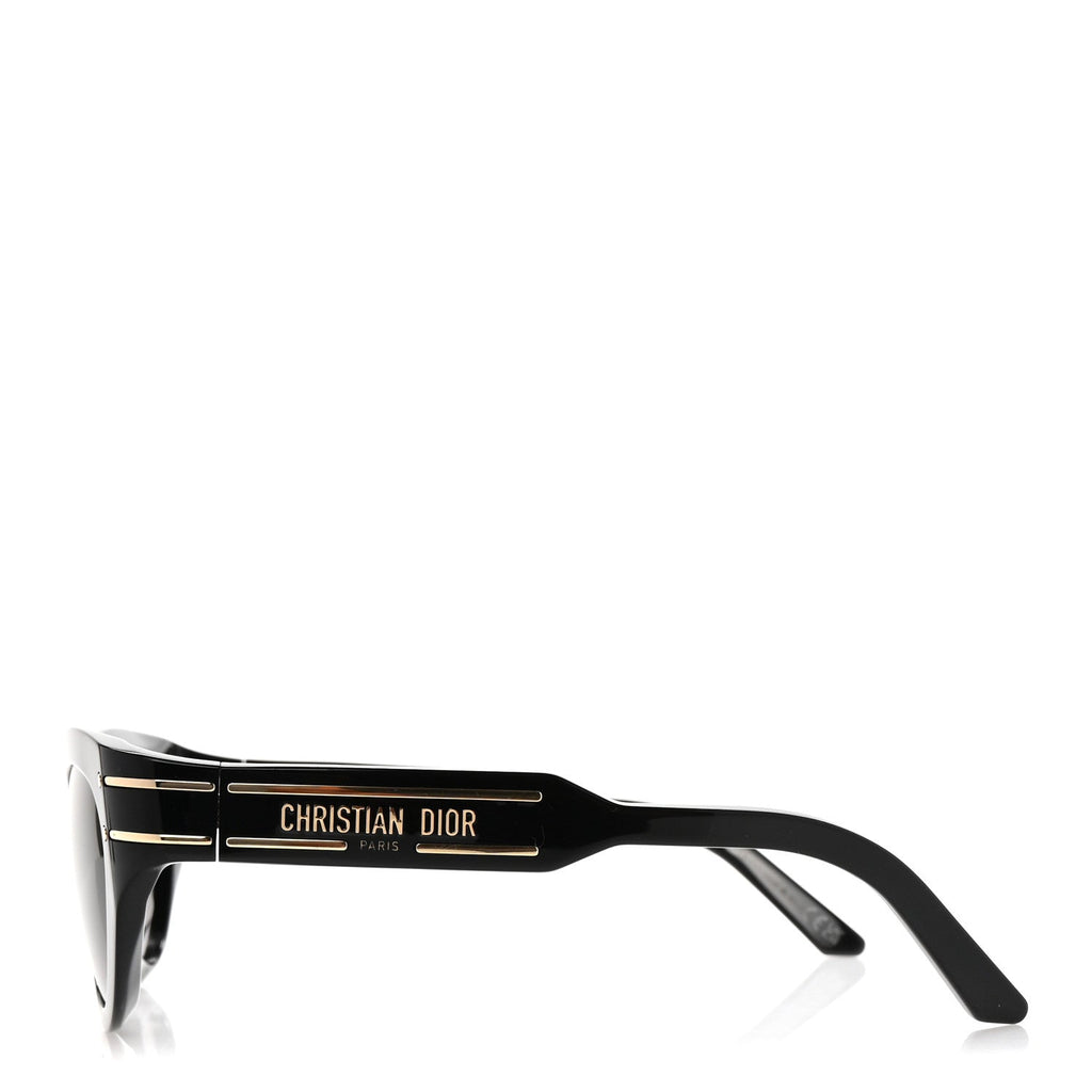 Diorsignature B7I Butterfly Sunglasses Black
