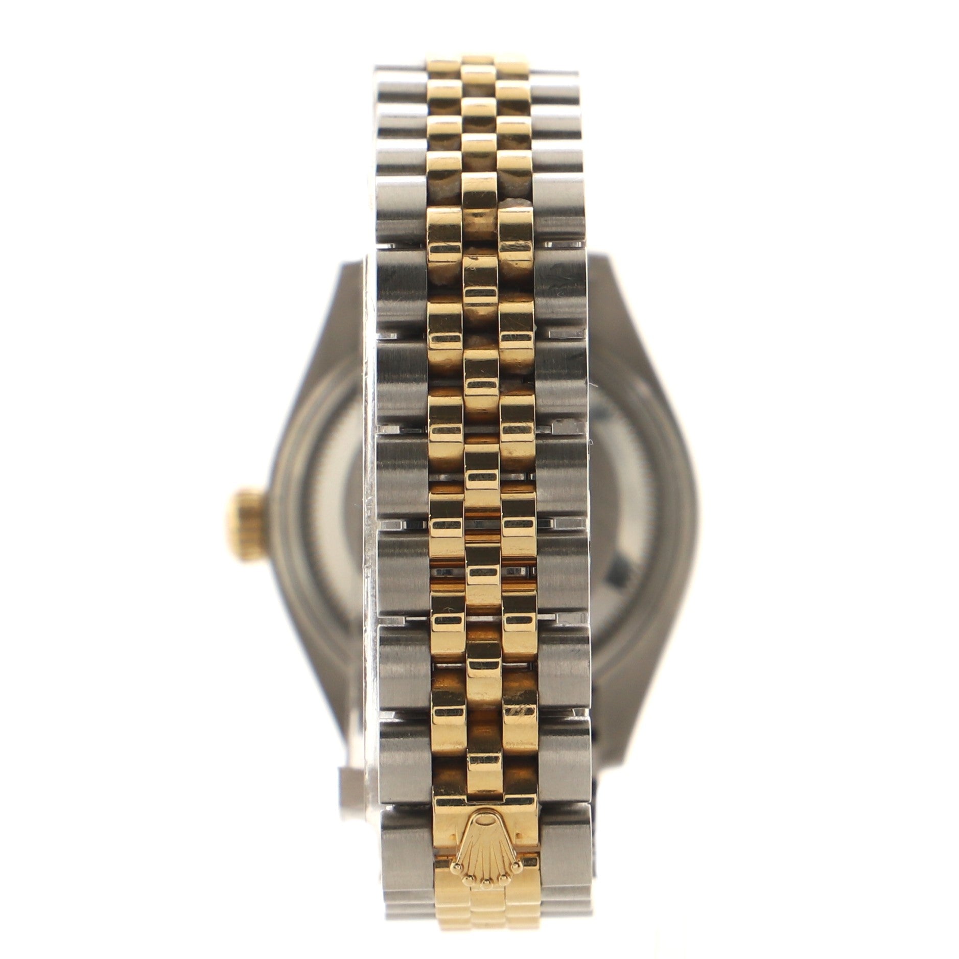 Oyster Perpetual Datejust Automatic Watch Stainless Steel and Yellow Gold with Diamond Markers 28