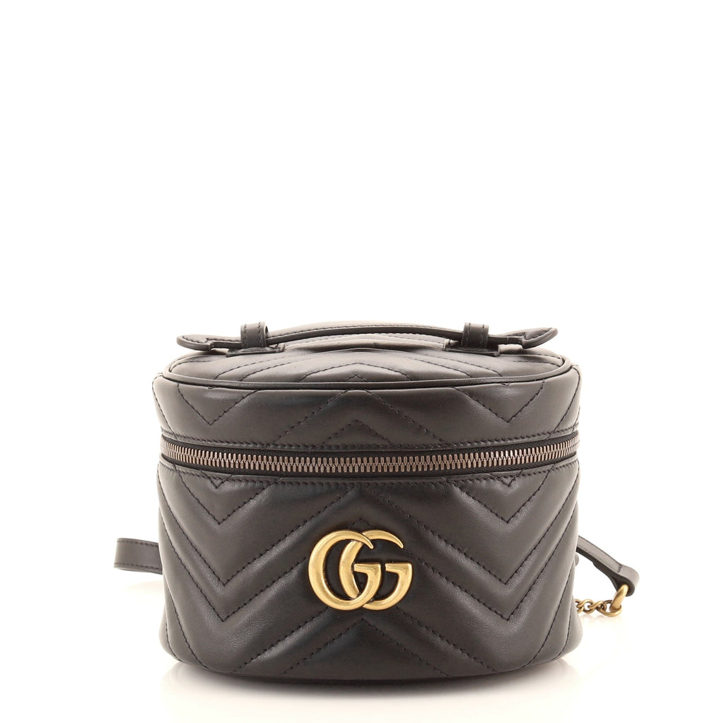 GG Marmont Vanity Backpack Matelasse Leather Mini