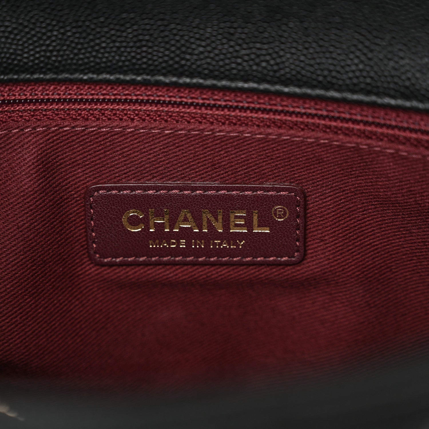 Caviar Quilted Small Coco Handle Flap Black