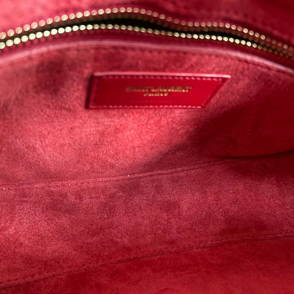Saint Laurent Le 5 À 7 Logo Plaque Hobo Bag