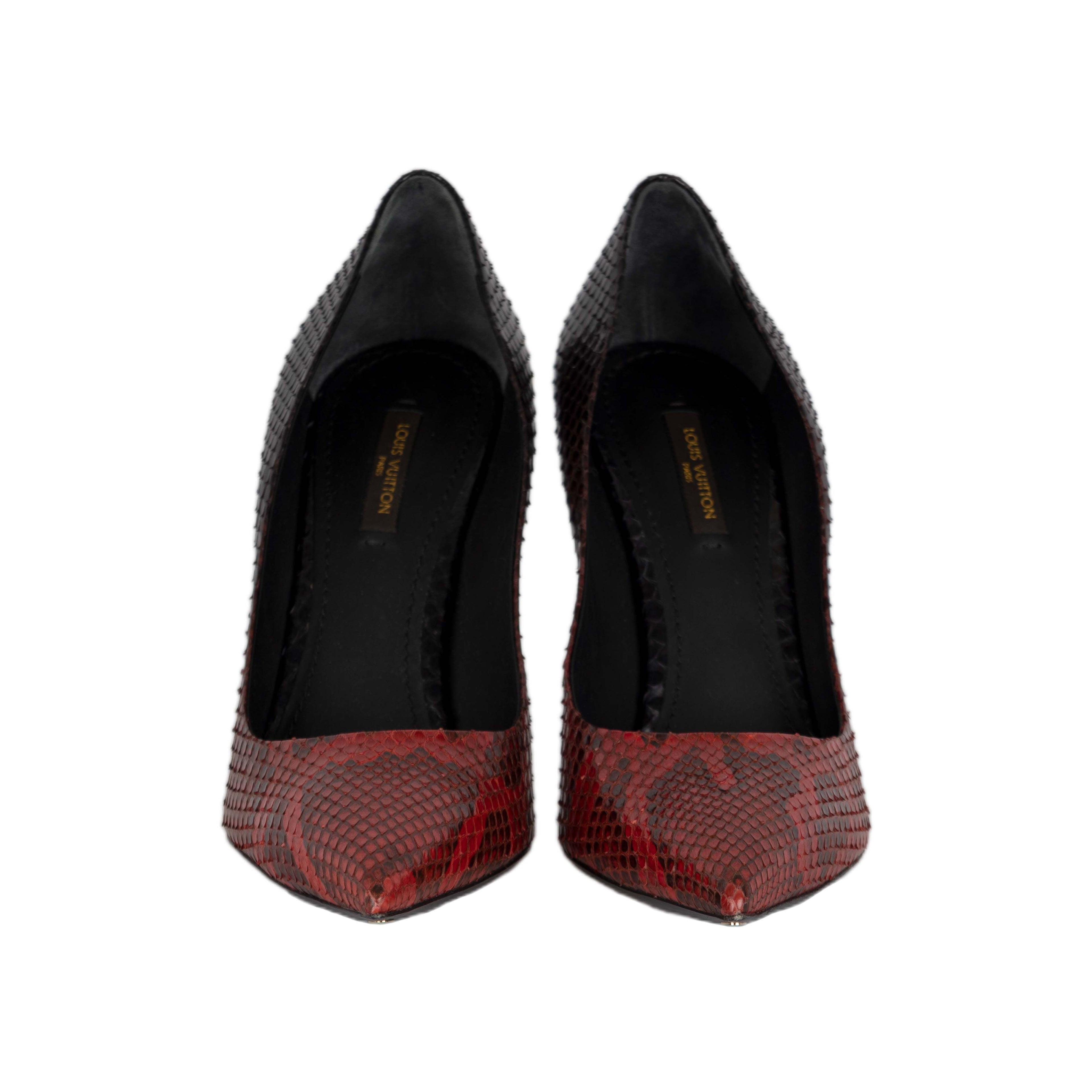 Women's Louis Vuitton Snakeskin Eyeline Pumps