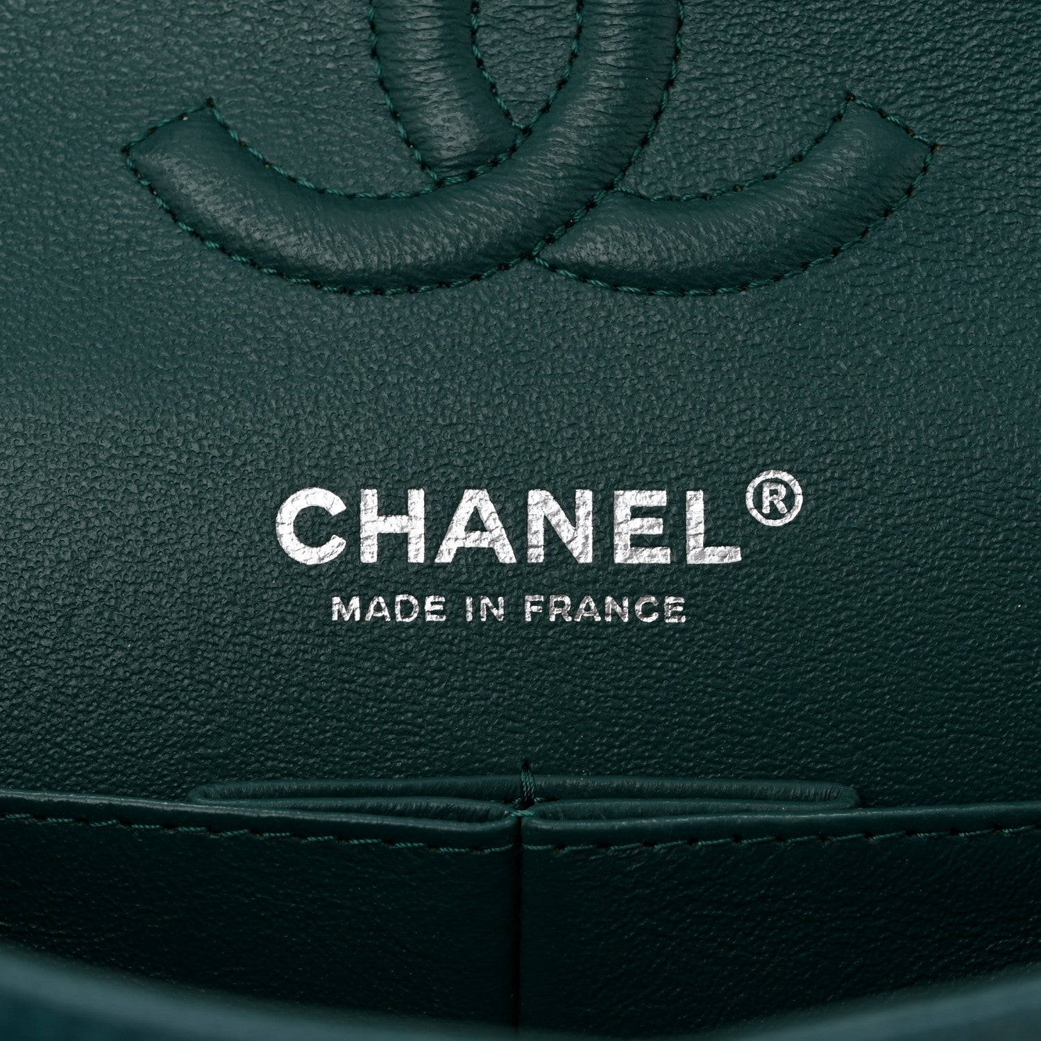 Caviar Quilted Small Double Flap Light Green