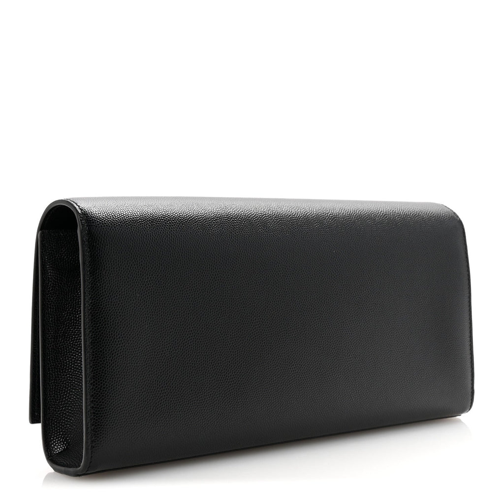 Grain De Poudre Monogram Cassandre Clutch Black
