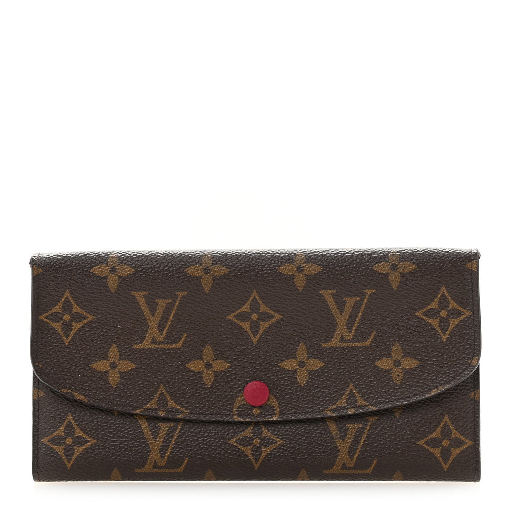 Monogram Emilie Wallet Fuchsia