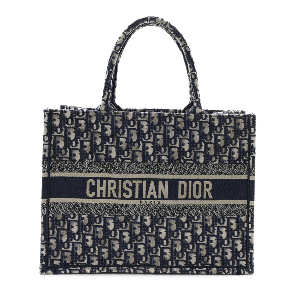 Oblique Medium Book Tote Blue Multicolor