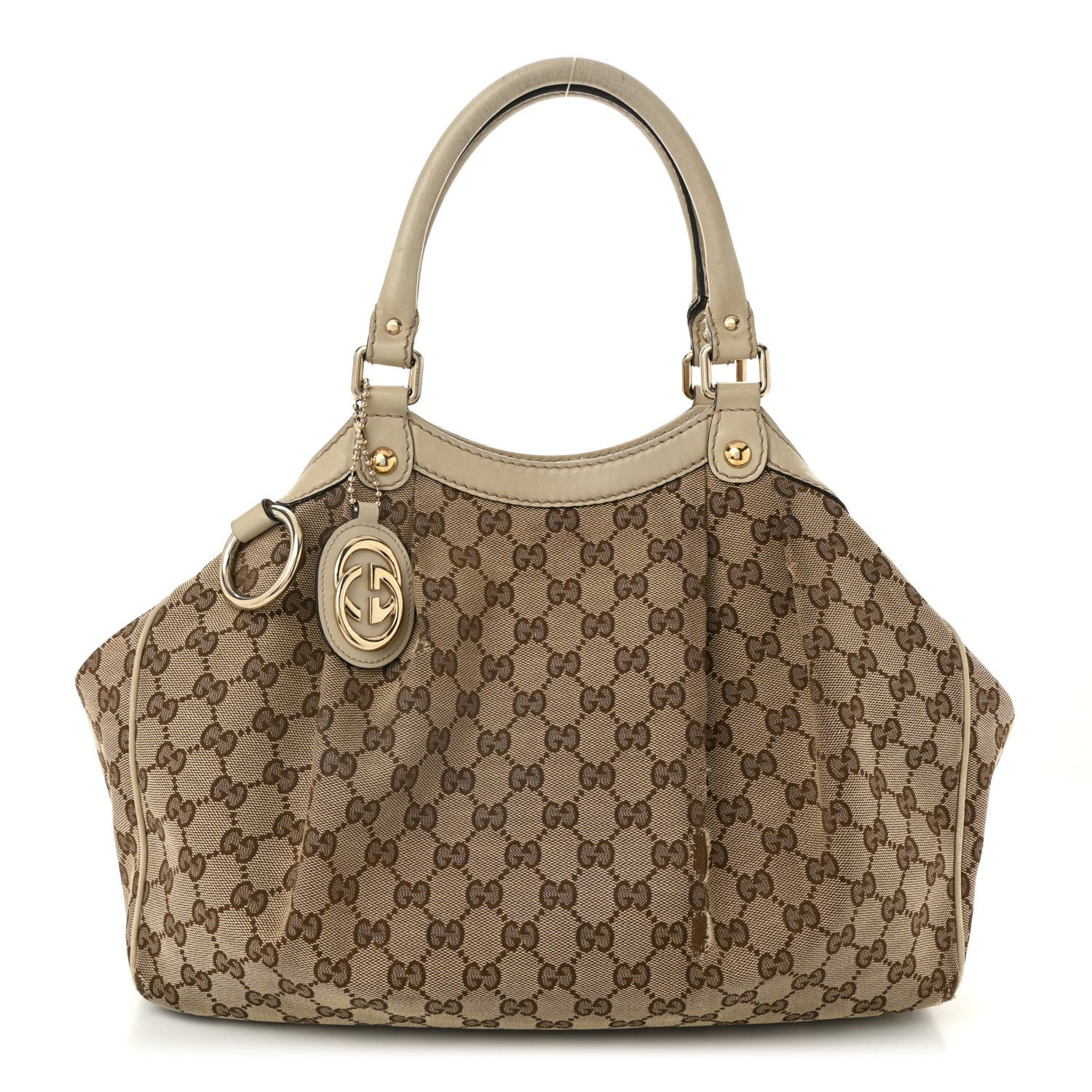 Monogram Medium Sukey Tote Off White