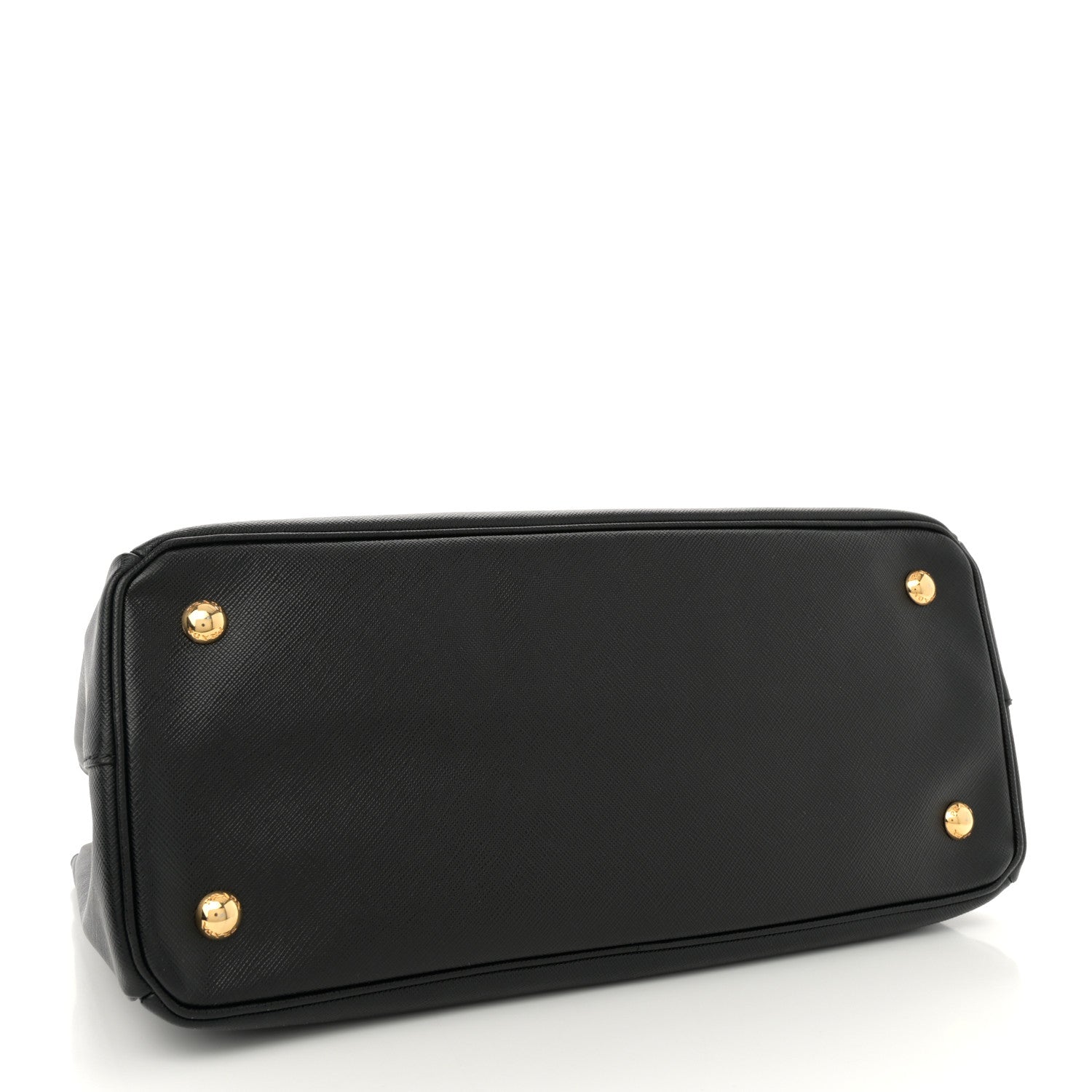 Saffiano Lux Medium Tote Black