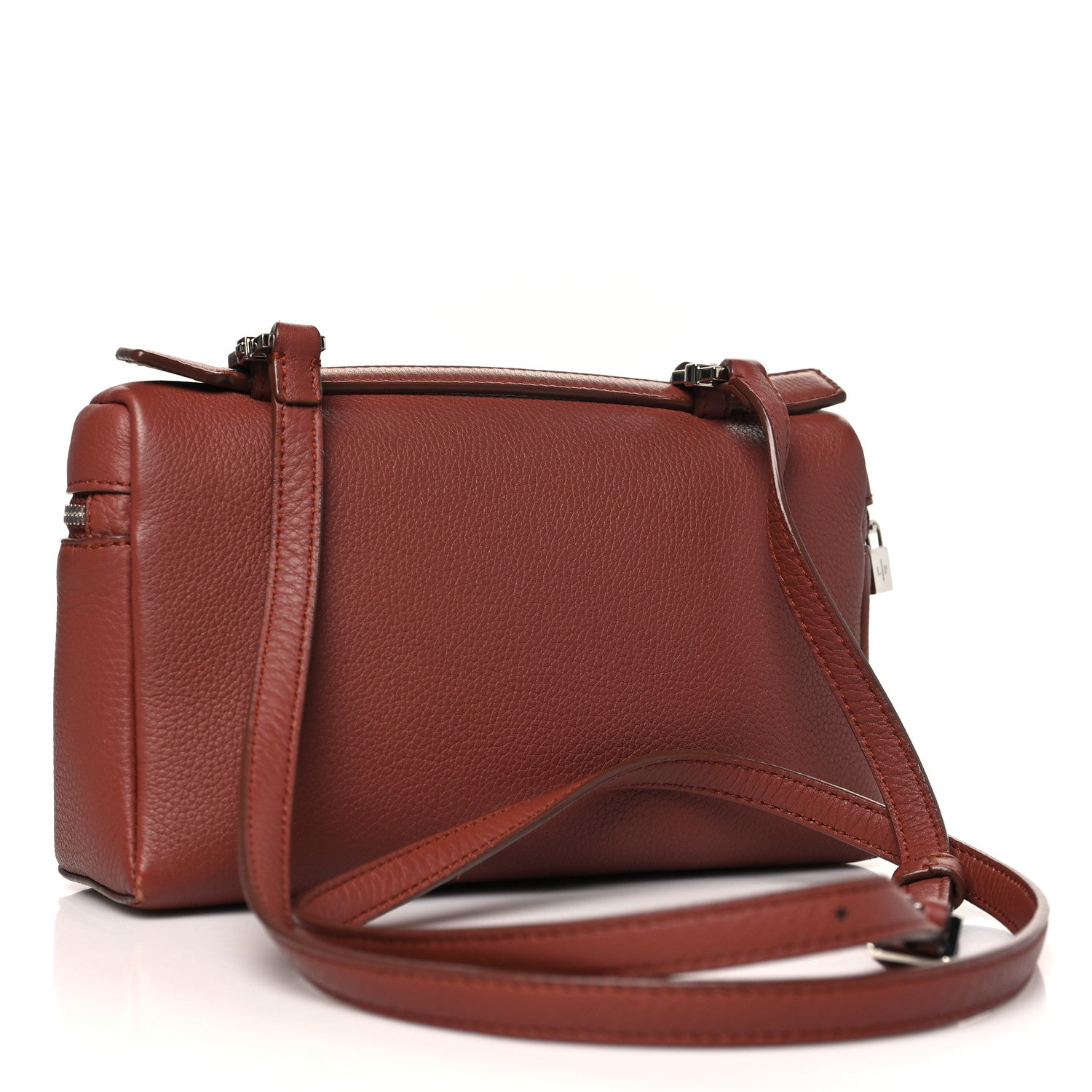 Grained Calfskin L19 Extra Pocket Pouch Kummel