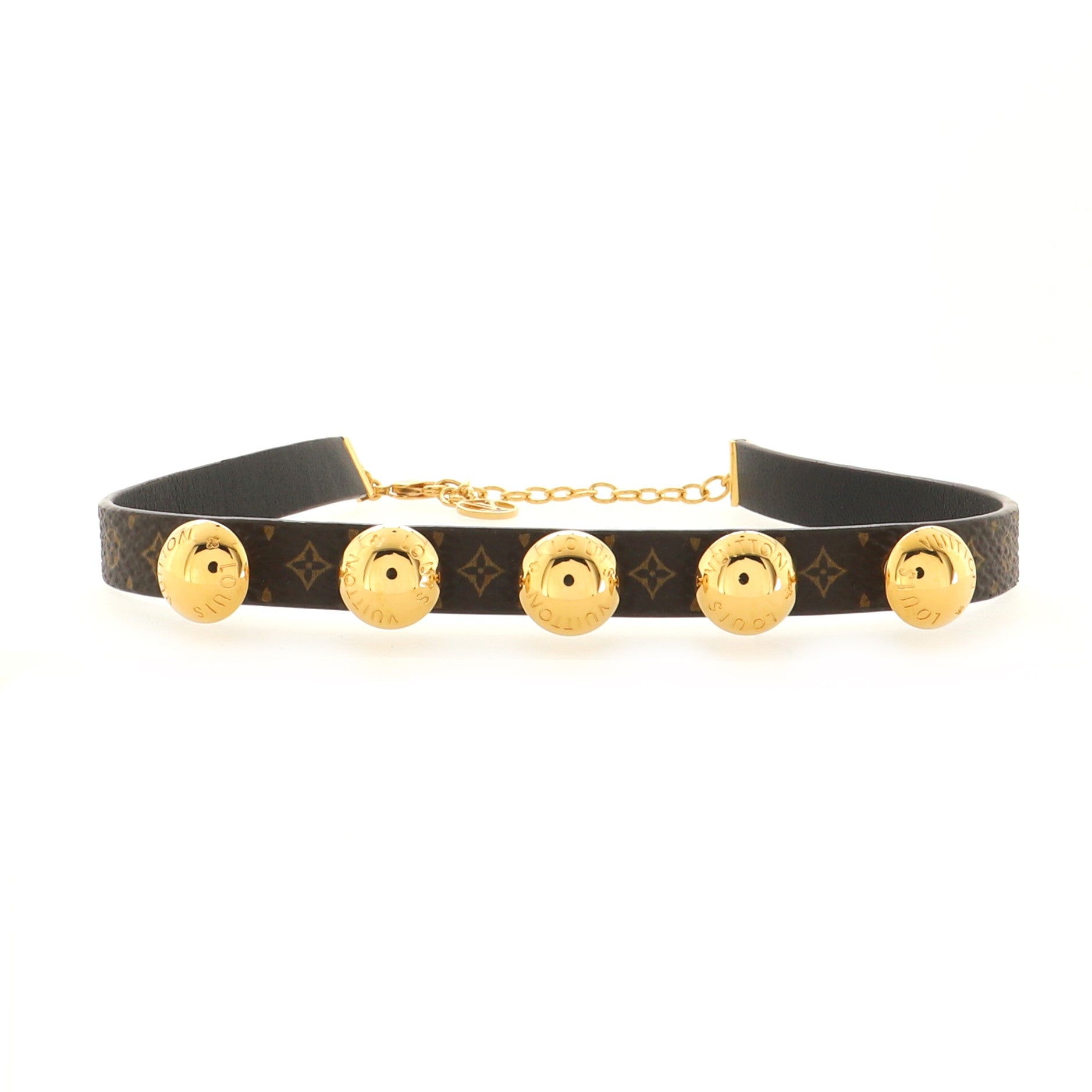 Studdy Choker Necklace Monogram Canvas