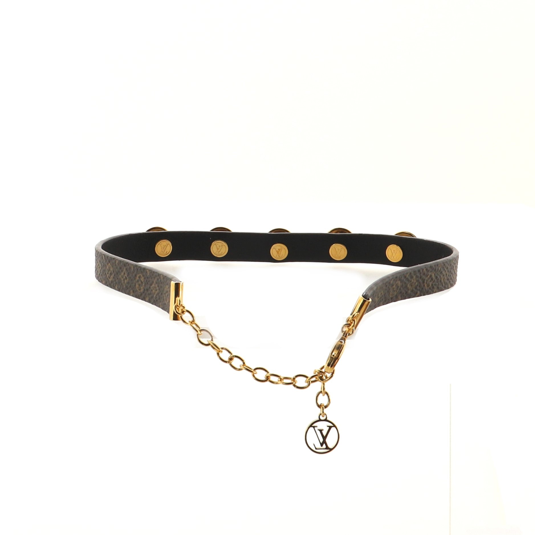 Studdy Choker Necklace Monogram Canvas