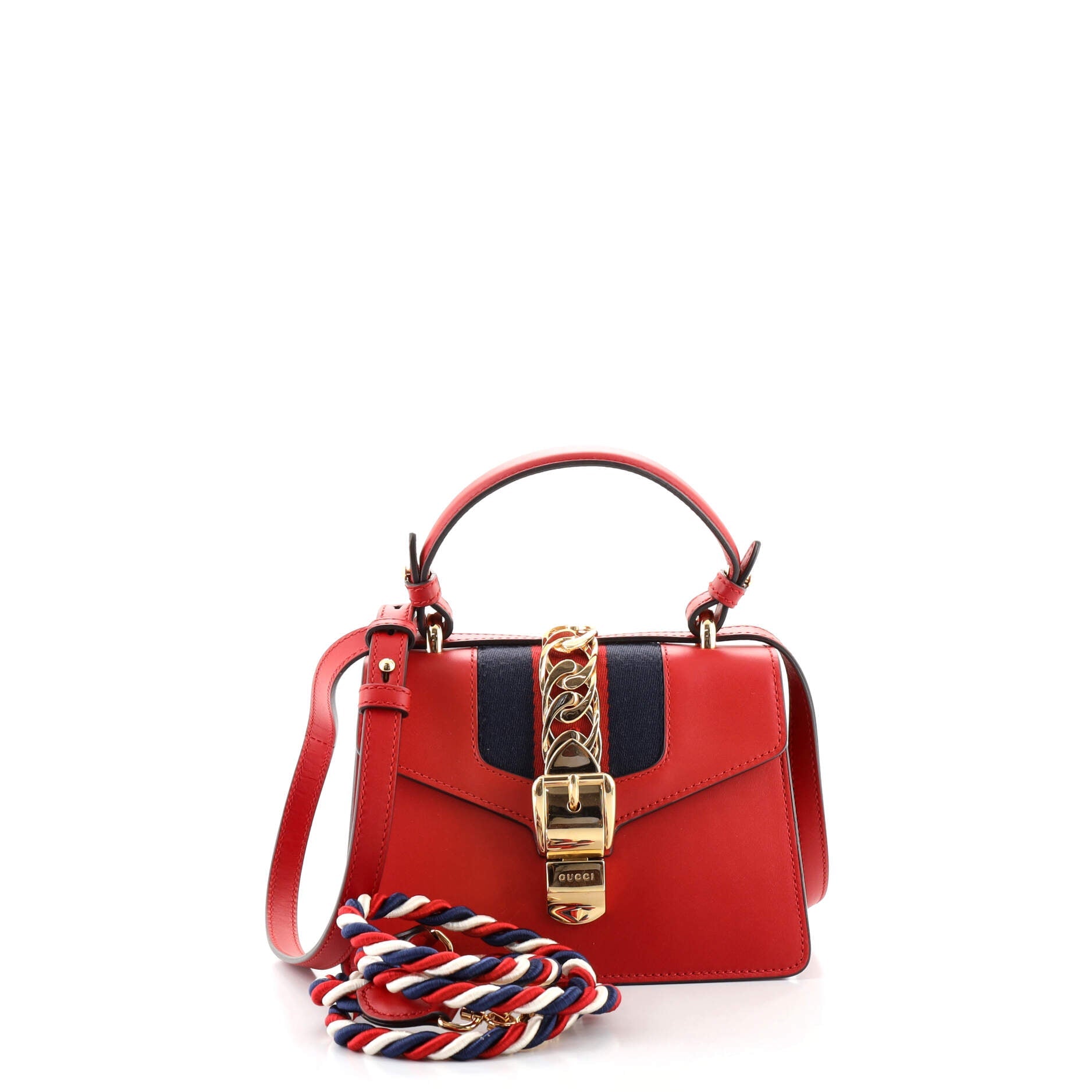 Sylvie Top Handle Bag Leather Mini