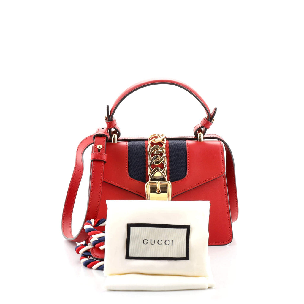 Sylvie Top Handle Bag Leather Mini