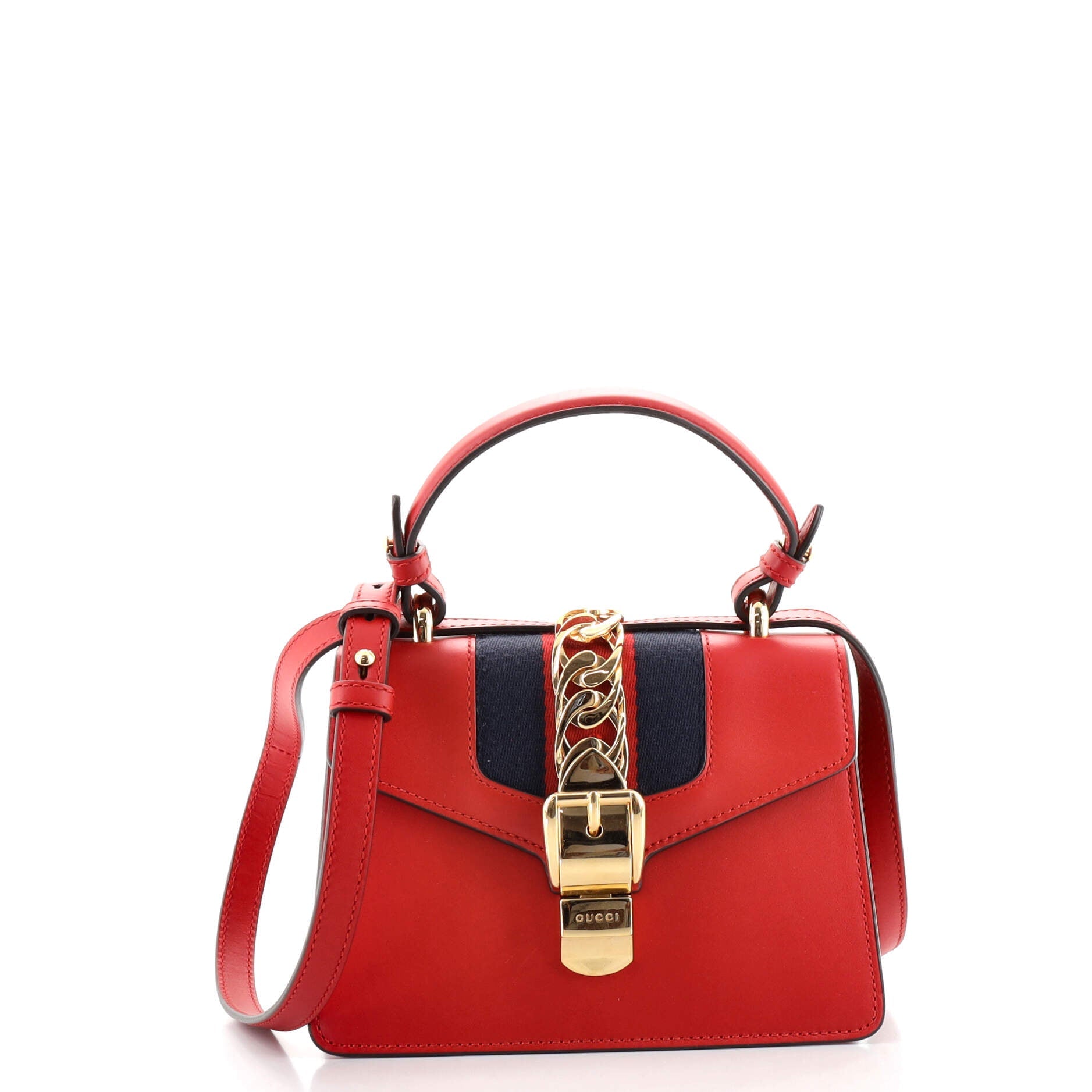 Sylvie Top Handle Bag Leather Mini