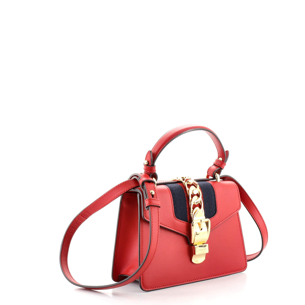 Sylvie Top Handle Bag Leather Mini