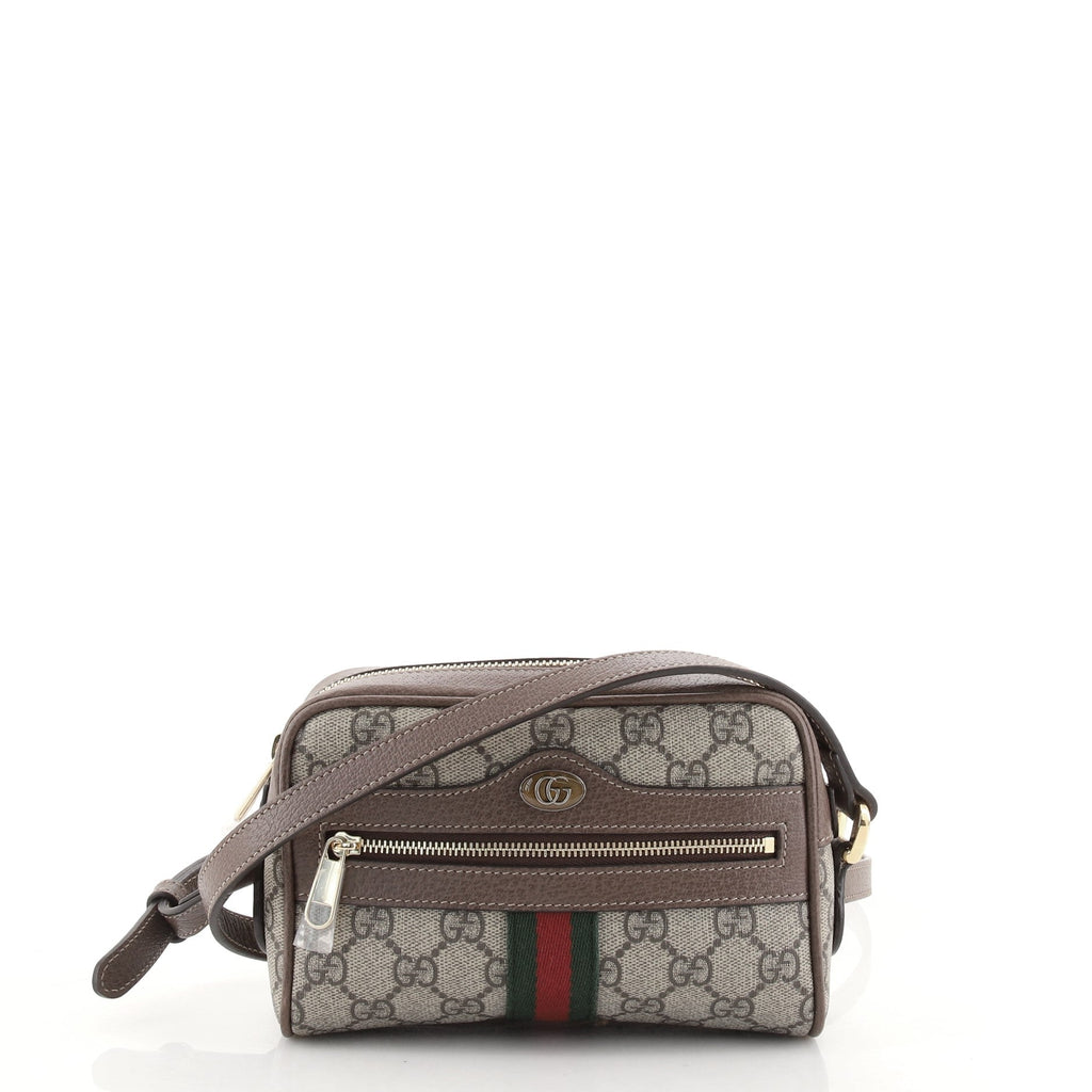 Ophidia Shoulder Bag GG Coated Canvas Mini