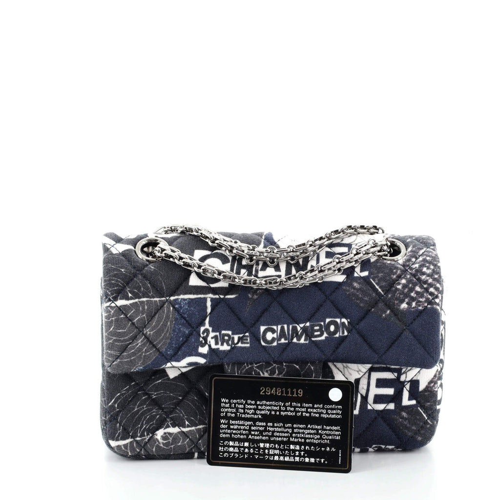 Reissue 2.55 Flap Bag Quilted Printed Jersey Mini