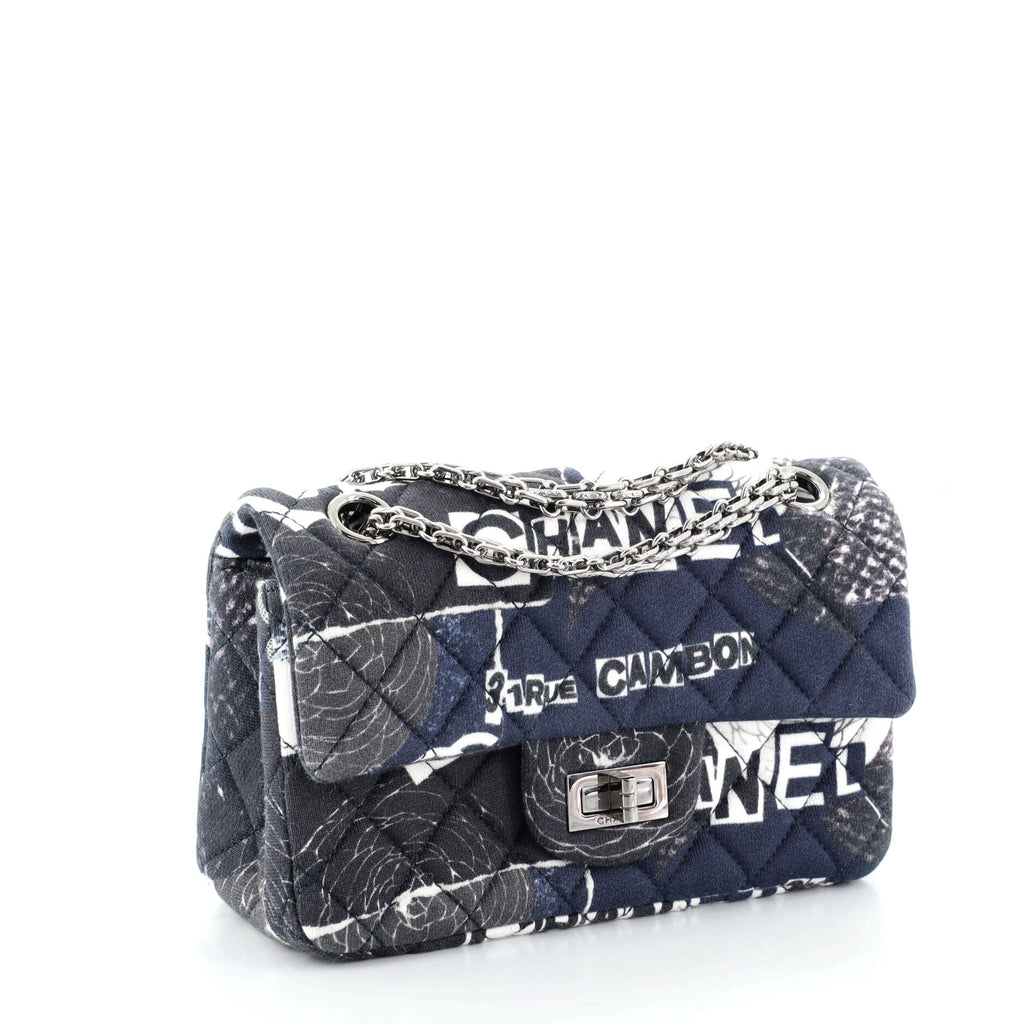 Reissue 2.55 Flap Bag Quilted Printed Jersey Mini