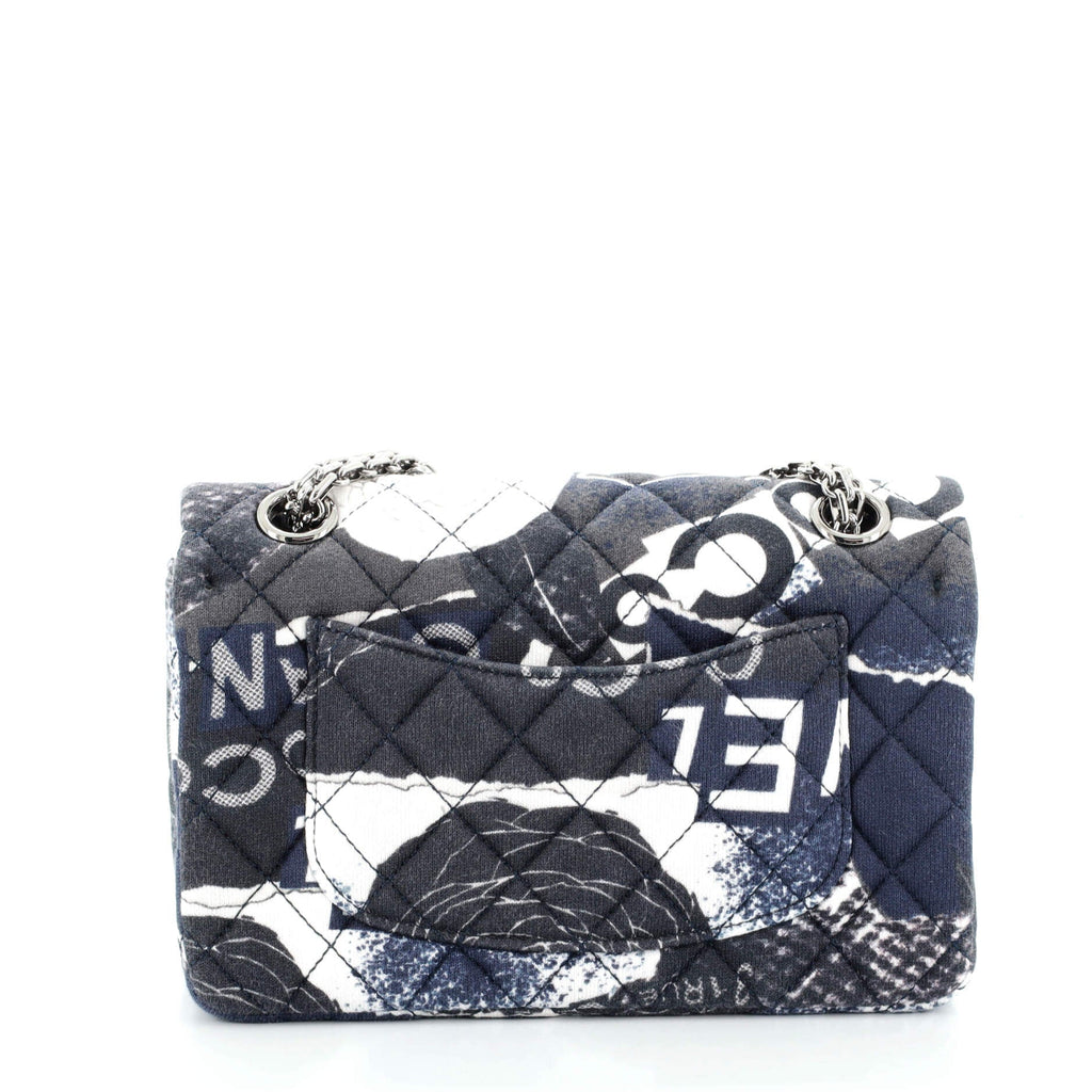 Reissue 2.55 Flap Bag Quilted Printed Jersey Mini