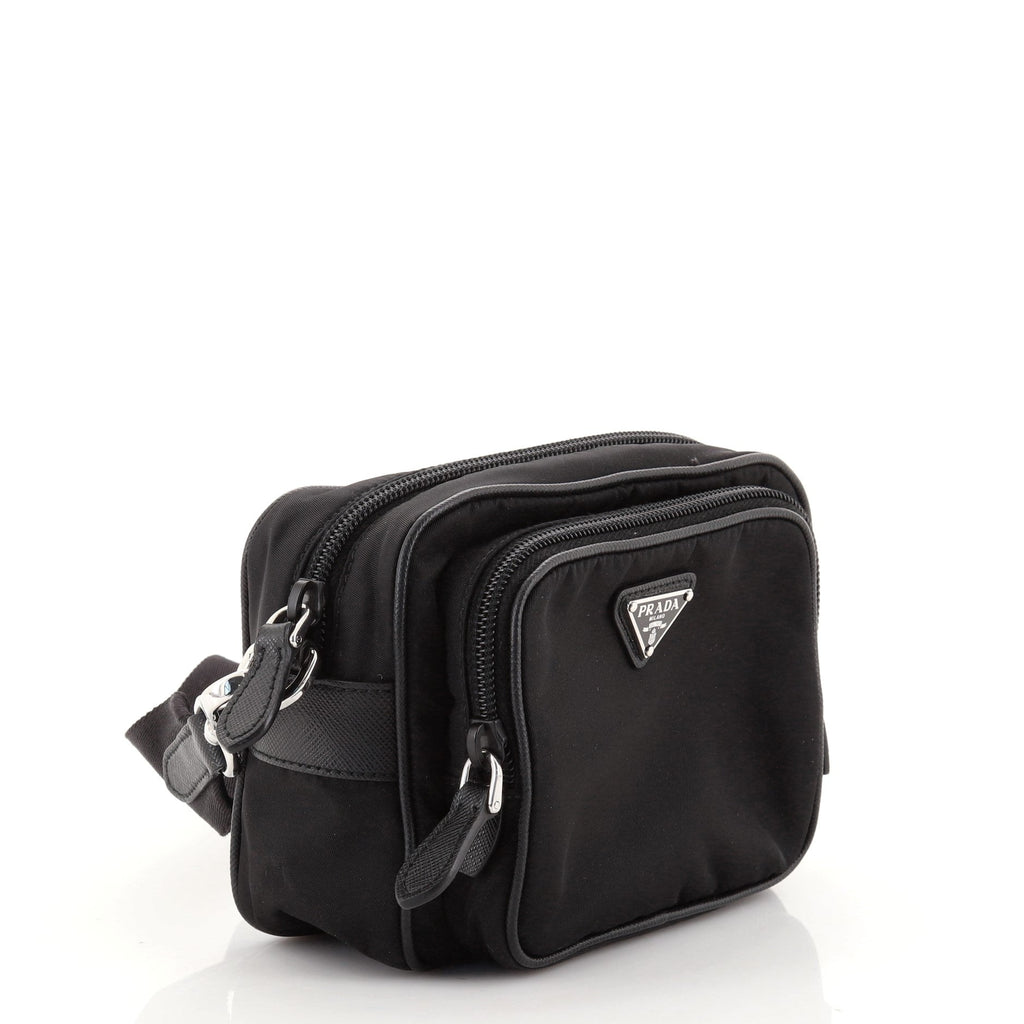 Re-Edition 2005 Camera Bag Tessuto with Saffiano Leather Mini