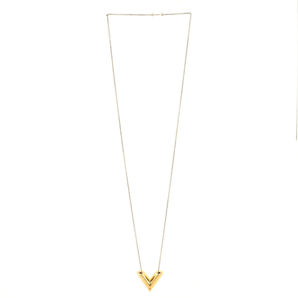 Essential V Necklace Metal