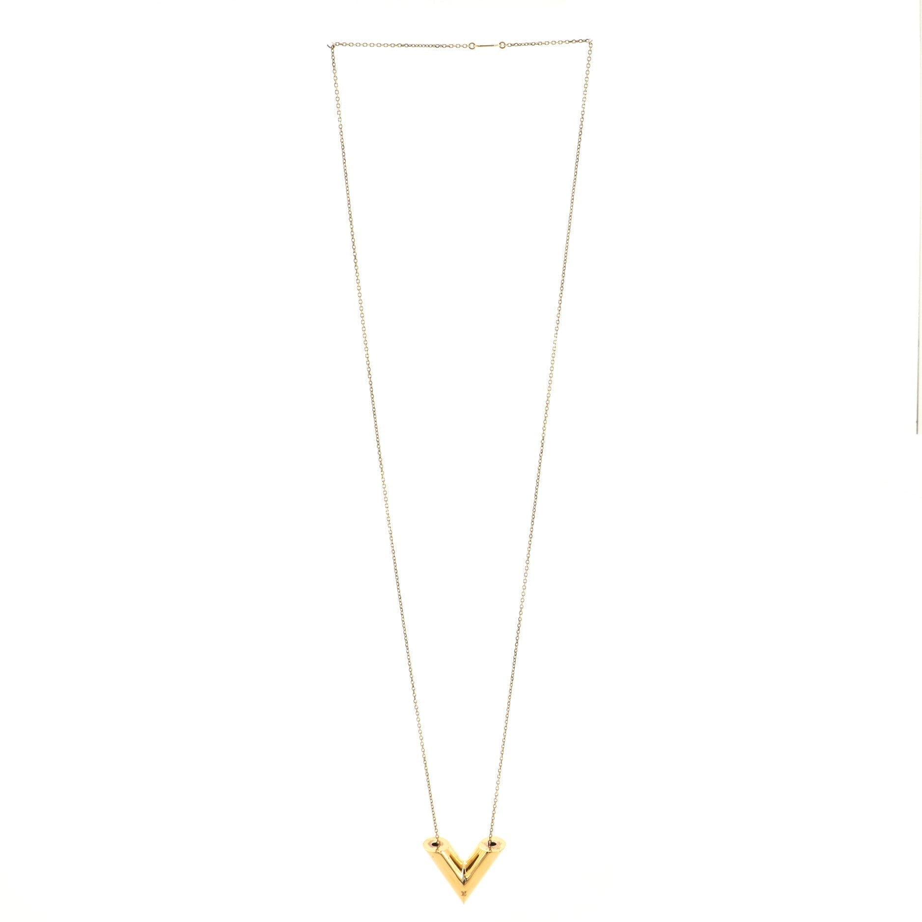 Essential V Necklace Metal