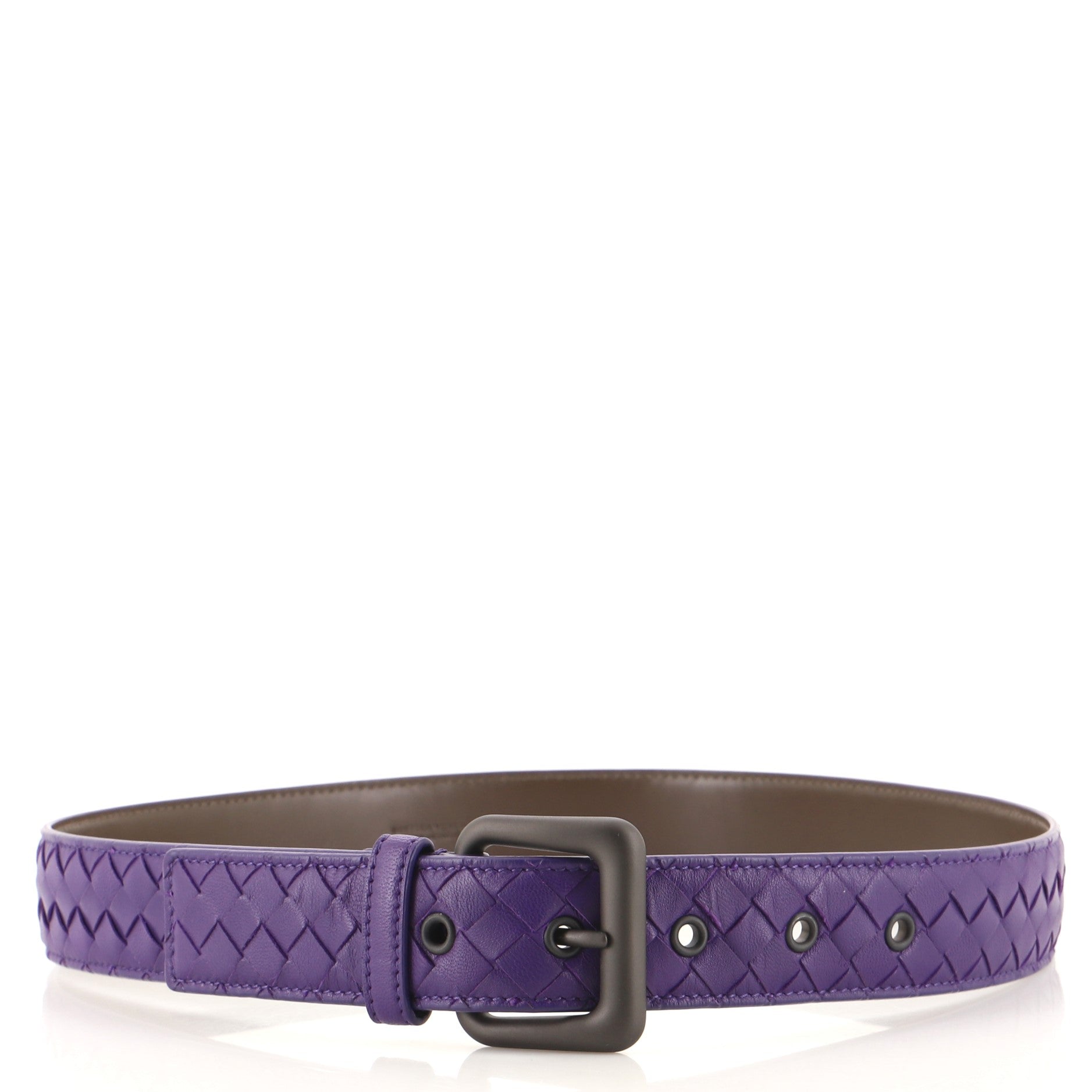 Buckle Belt Intrecciato Nappa Wide 80